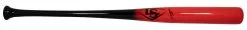 LOUISVILLE SLUGGER Personalized Bat Black And Red High Gloss